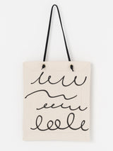 <帆布フレームトートバッグ>なみなみ