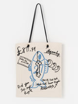 <帆布フレームトートバッグ>お魚