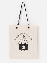 <帆布フレームトートバッグ>お家