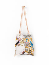 REVERSIBLE PRINT TOTE BAG S / RESORT MAP & CARRIAGE
