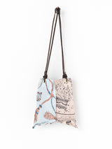 REVERSIBLE PRINT TOTE BAG S / HOROSCOPE & VINTAGE TASSEL