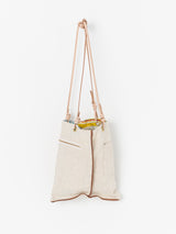 REVERSIBLE PRINT TOTE BAG S / SPRING SPRING