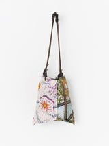 REVERSIBLE PRINT TOTE BAG S / COLLAGE AUTUMN GARDEN