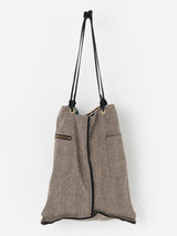 <リバーシブルプリントトートバッグL>コラージュブルーム