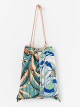 <リバーシブルプリントトートバッグL>タングルベルト