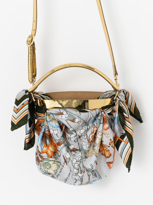 LEATHER BAGS M / GOLD