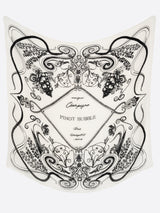 LINEN STOLE 120 / BUBBLE