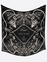 LINEN STOLE 120 / BUBBLE