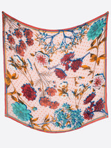 LINEN STOLE 120 / COLLEGE AUTUMN GARDEN