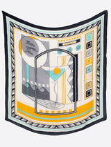 LINEN STOLE 120 / COCKTAIL