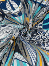 LINEN STOLE 120 / BALLOON JOURNEY