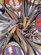 LINEN STOLE 120 / BALLOON JOURNEY