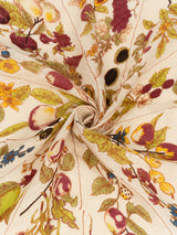 LINEN STOLE 120 / SEASONAL FRUITS