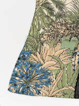 LINEN STOLE 120 / SUCCULENT GARDEN