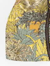 LINEN STOLE 120 / SUCCULENT GARDEN