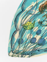 LINEN STOLE 120 / COLLAGE BLOOM