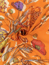 LINEN STOLE 120 / COLLAGE BLOOM