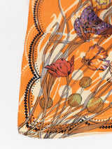 LINEN STOLE 120 / COLLAGE BLOOM