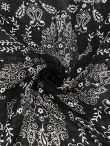 LINEN STOLE 120 / KAREIDO BANDANA