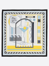 COTTON SCARF 65 / COCKTAIL