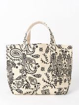 CANVAS TOTE BAG HORIZONTAL M / KAREIDO BANDANA