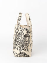 CANVAS TOTE BAG HORIZONTAL M / KAREIDO BANDANA