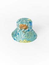 <リバーシブルハット>コラージュブルーム