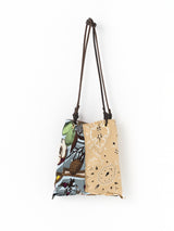REVERSIBLE PRINT TOTE BAG S / PAYSLEY BANDANA & COLLAGE HARVEST FESTIVAL