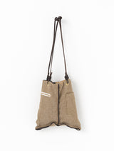 REVERSIBLE PRINT TOTE BAG S / PAYSLEY BANDANA & COLLAGE HARVEST FESTIVAL