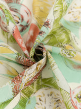 <コットンスカーフ65>コラージュジャングルフルーツ