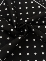 COTTON SCARF 65 / GEOME DOT