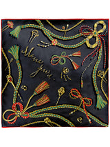 <シルクスカーフ88>オビドメ