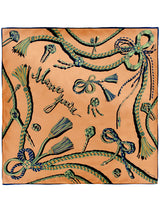 <シルクスカーフ88>オビドメ