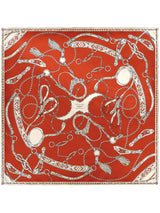 SILK SCARF 65 / NATIVE BIT