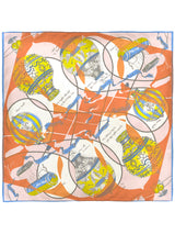 SILK SCARF 65 / COLLAGE BALLOON HISTORY