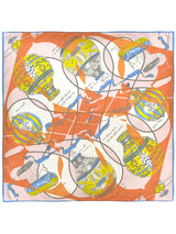 SILK SCARF 88 / COLLAGE BALLOON HISTORY