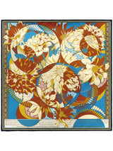SILK SCARF 65 / DAHLIA RONDO
