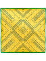 SILK SCARF 65 / BORDER BANDANNA