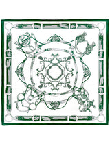 SILK SCARF 65 / JACQUARD WOVEN CLASSIC BELT