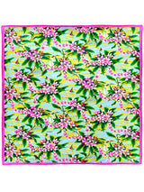 <Silk Scarf 65> Summer Flower