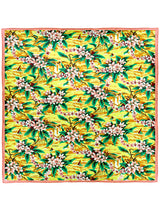 <Silk Scarf 65> Summer Flower