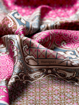 <シルクスカーフ65>コラージュ