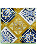 SILK SCARF 65 / TUILES