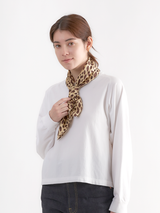 SILK SCARF 65 / LEOPARD