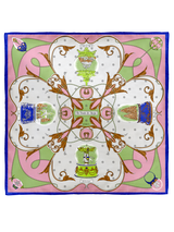 SILK SCARF 65 / SNOWGLOBE