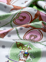 SILK SCARF 65 / SNOWGLOBE