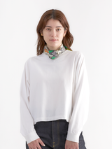 SILK SCARF 65 / SNOWGLOBE