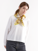 <シルクスカーフ65> アップルレター