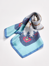 <シルクスカーフ88> プラネタ