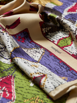 <シルクスカーフ88>ラグ